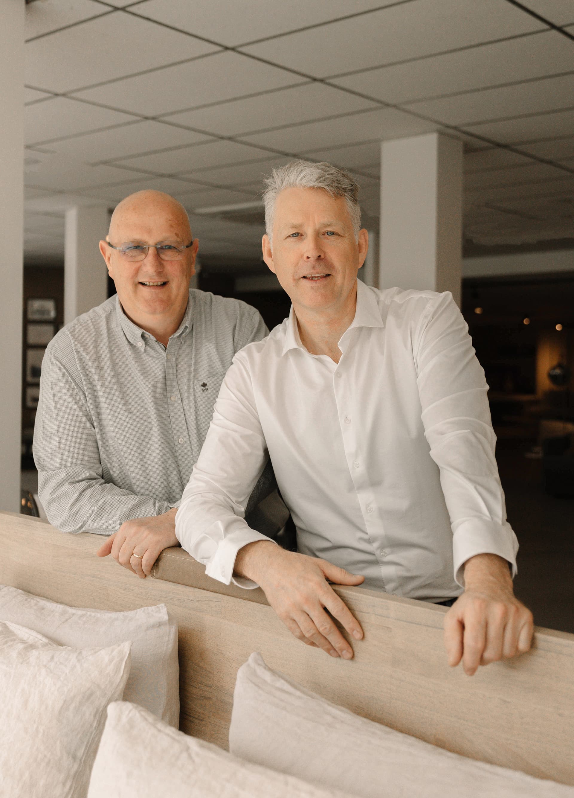 Martin en Robert in de winkel